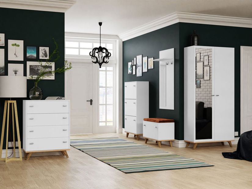 Mobilier hol Talbergia (alb + Stejar craft)