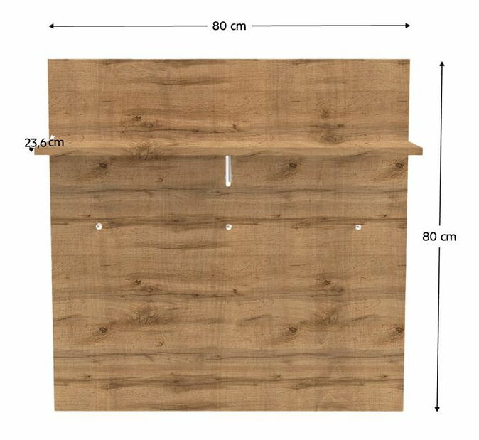 Vešiaková stena IRIS (dub wotan + biela)