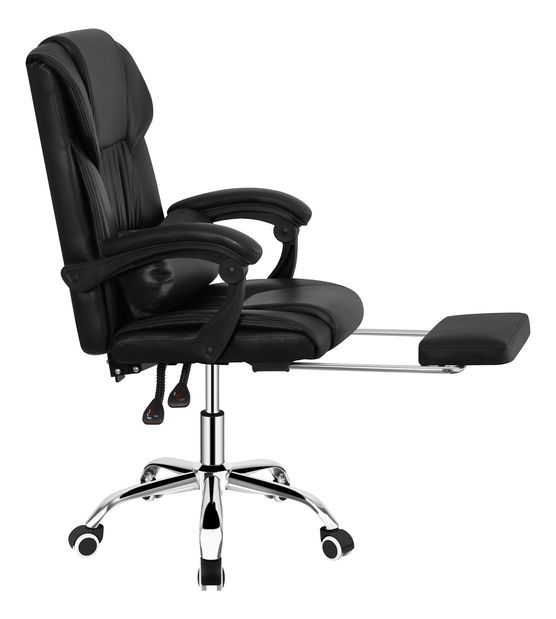Kancelárske kreslo Andrew (čierna ekokoža)