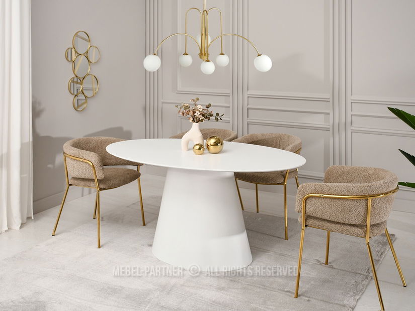 Blagovaonski stol Padro (bijela)