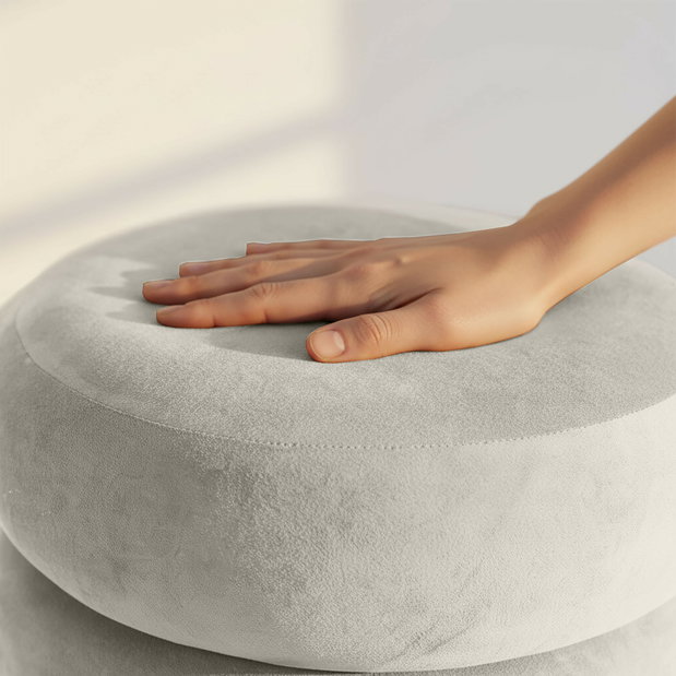 Taburete Snupy (crem)