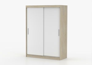 Dulap de haine Viola 04 (stejar sonoma + alb)