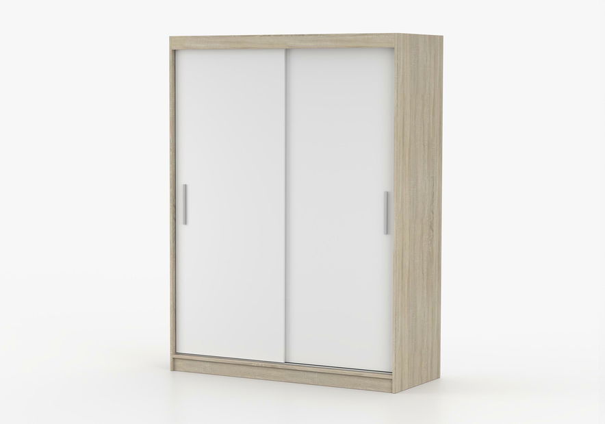 Dulap de haine Viola 04 (stejar sonoma + alb)