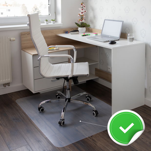 Protecție podea sub scaun 140x100 cm Blaze NEW TYP 3 (transparent)