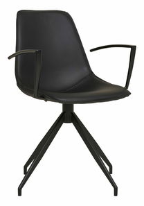 Scaun de sufragerie Moteria 5 (negru)