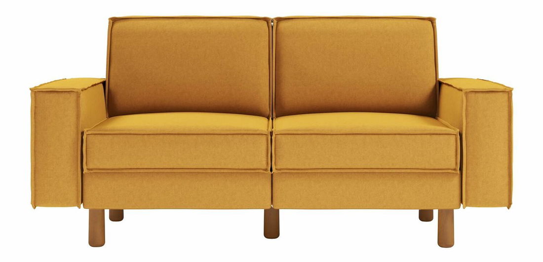 Pohovka dvojsedačka Spary 2 (karamelová + orech)