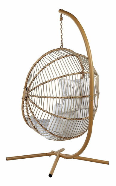 Závesné kreslo Acrie (béžová)