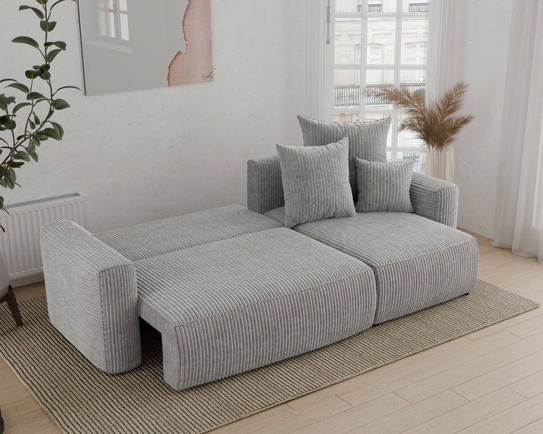 Colțar Denia (D) (gri deschis)