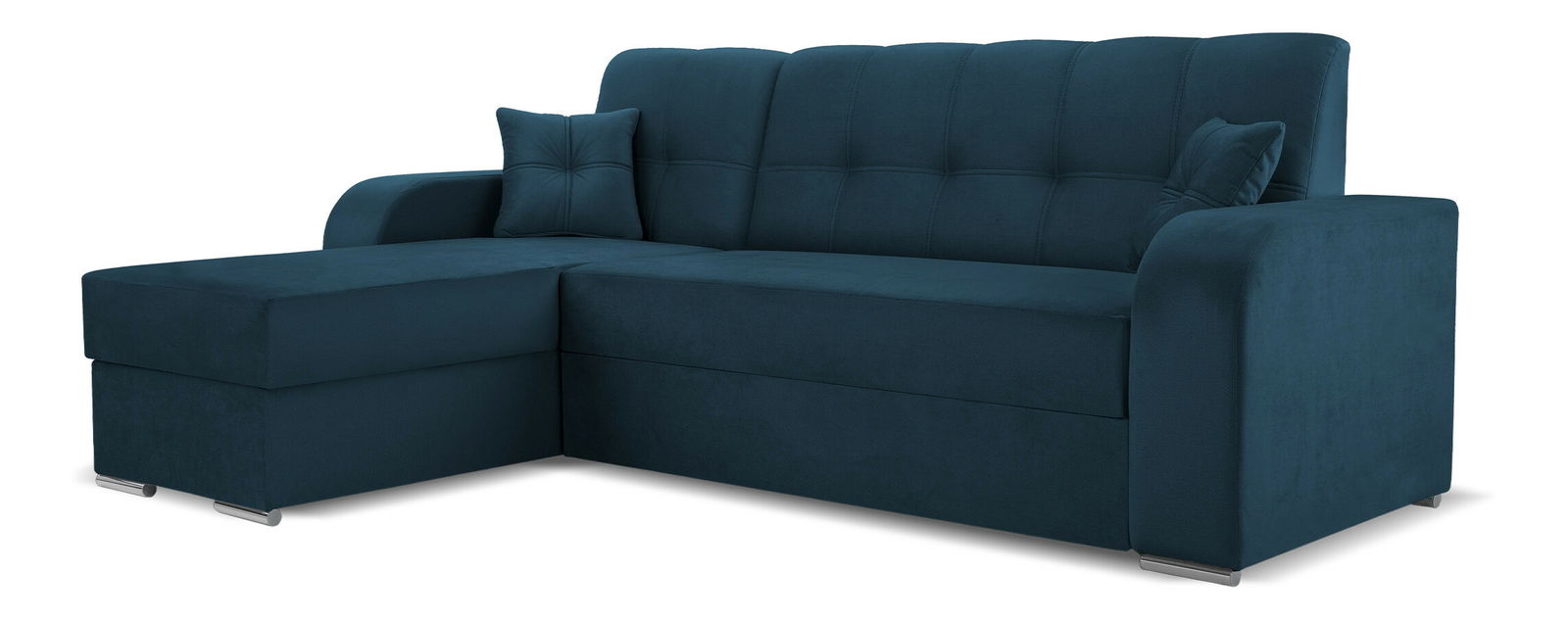 Rohová sedacia súprava Ottawa (tmavomodrá) (L)