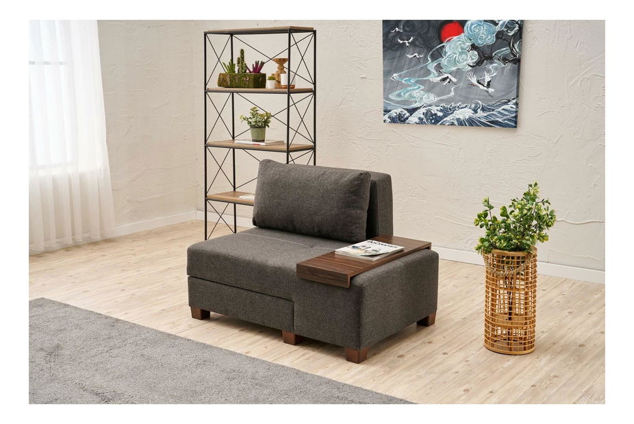 Fotoliu extensibil Perenilla L (D) (antracit + Nuc)