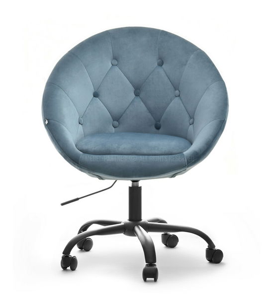 Fotoliu Lush 4 (albastru + negru)