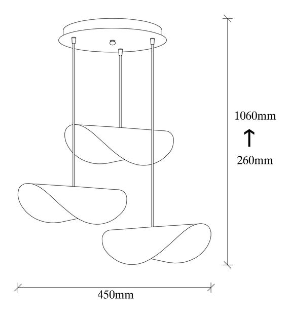 Stropna svjetiljka Sila 964