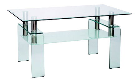 Konferenčný stolík Stella (priehľadný)