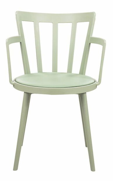 Set 4 ks jedálenských stoličiek Morza (zelená)