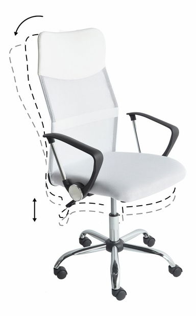 Kancelárska stolička Denote (biela)