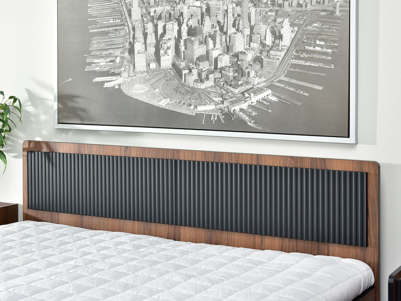 Manželská posteľ 160x200 cm Protegidas P13 (čierna)