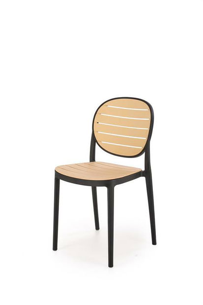 Vrtna stolica Karter (crna + natural)