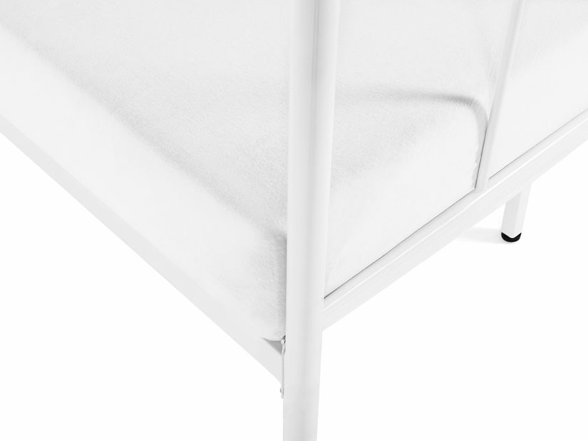 Franciaágy 180 cm ANTALIA (ágyráccsal) (fehér) *kiárusítás