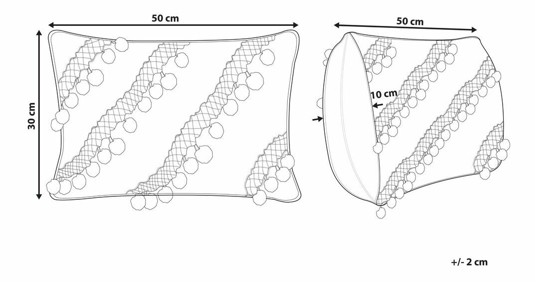 Párna Ambur (sárga)