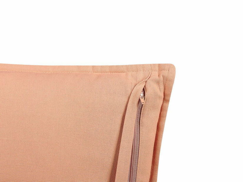 Sada 2 ozdobných vankúšov 45 x 45 cm Rhodo (ružová)