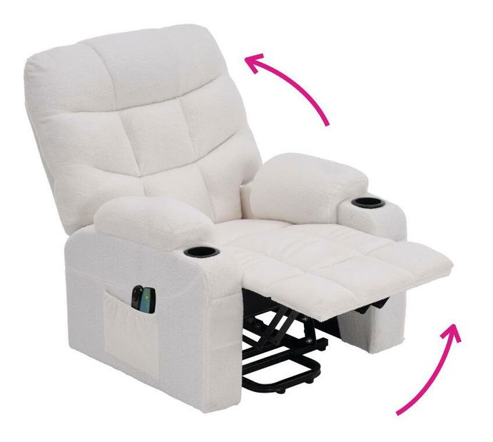 Scaun de masaj Hipocresias (alb)