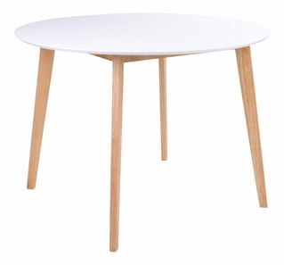 Masă de dining Virelia 2 (alb)