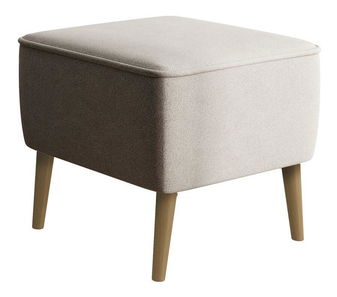 Taburetka Veneza V1  (krémová + buk)