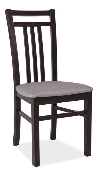 Jedálenská stolička GL 16 (orech + sivá)