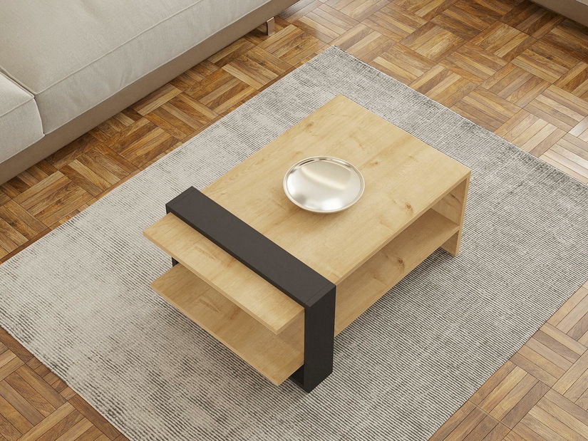 Stolić za kavu Vipoba (antracit + hrast)