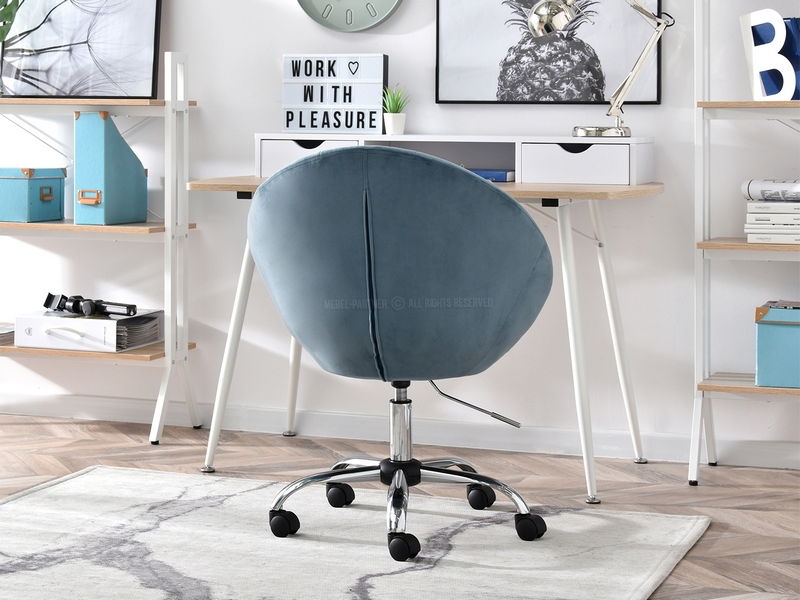 Kreslo Lush 4 (modrá + chrómová)