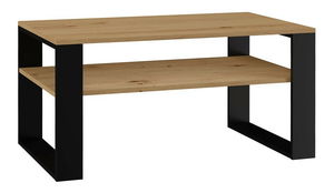 Măsuță de cafea Maduro 2 (stejar artisan + negru)