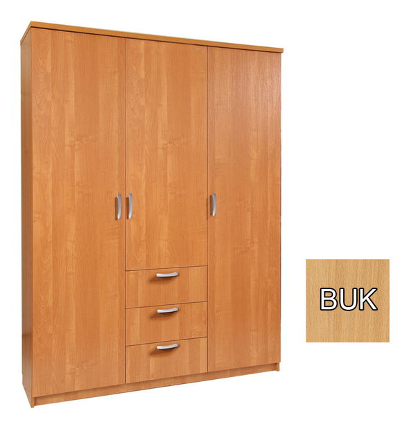 Šatníková skriňa Paris 150/40 (bez zrkadla) (buk) *výpredaj