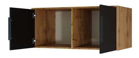 Suprastructură dulap Lenona Lux D2 (Alb + Stejar wotan) 