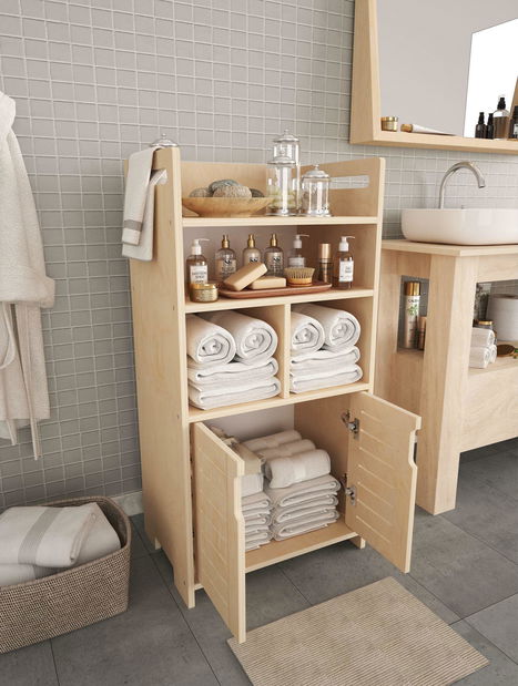 Kupaonski ormarić Porluntto 1 (breza)