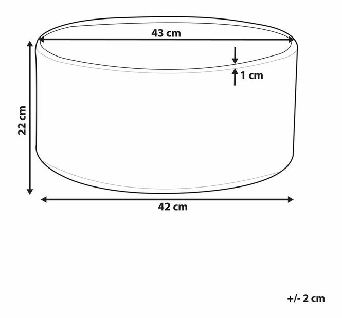 Ghiveci ⌀ 43 cm Valty (alb)