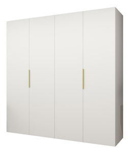 Dulap de haine 200 cm Mirabella 1 (alb + Auriu)