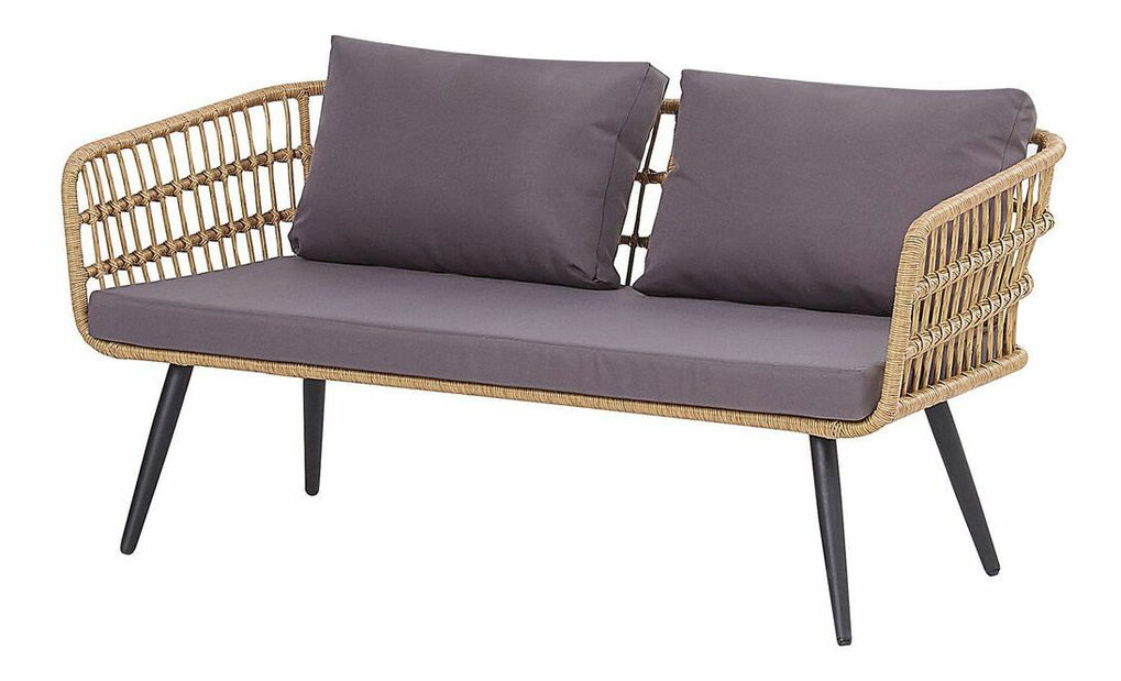 Vrtni set FELBE (bež + grafit) (za 4 osobe)