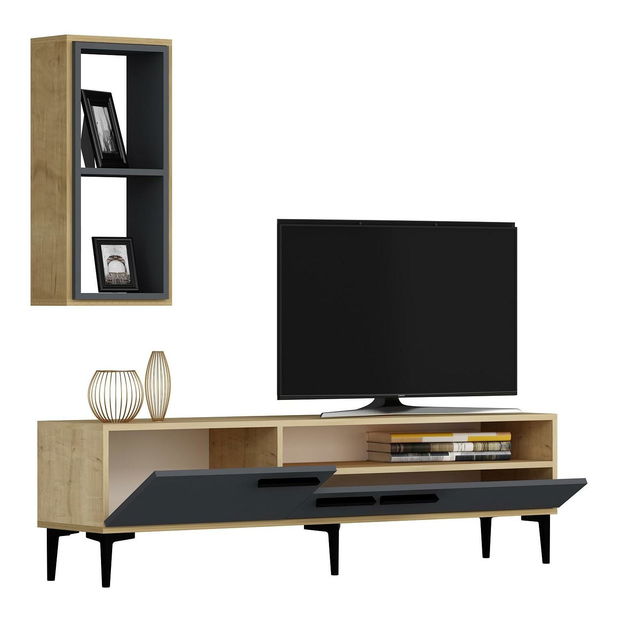 Obývacia stena Sepada 2 (dub + antracit) 