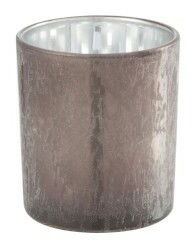 Svietnik Jolipa Na čajovú sviečku (7x7x8cm) (Hnedá)