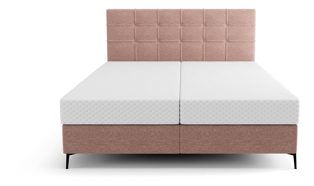 Pat de o persoană 120 cm Infernus Bonell (roz) (cu somieră, cu sp. depozitare)