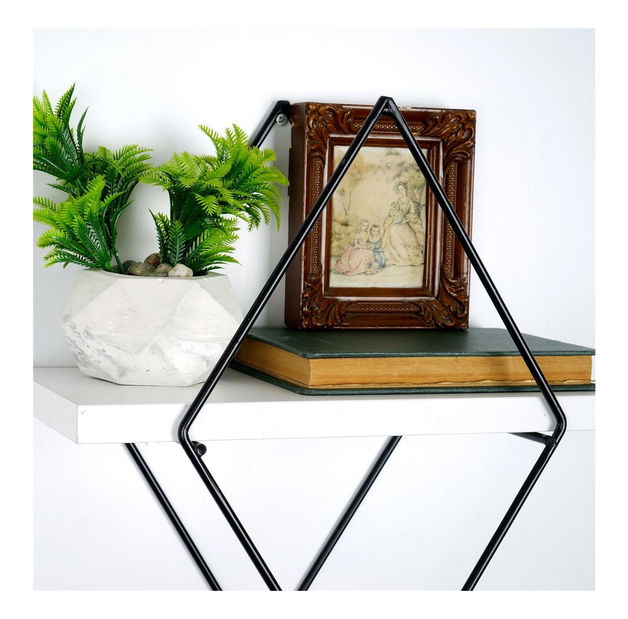 Dekorativna zidna polica Duvelo 15 (bijela)