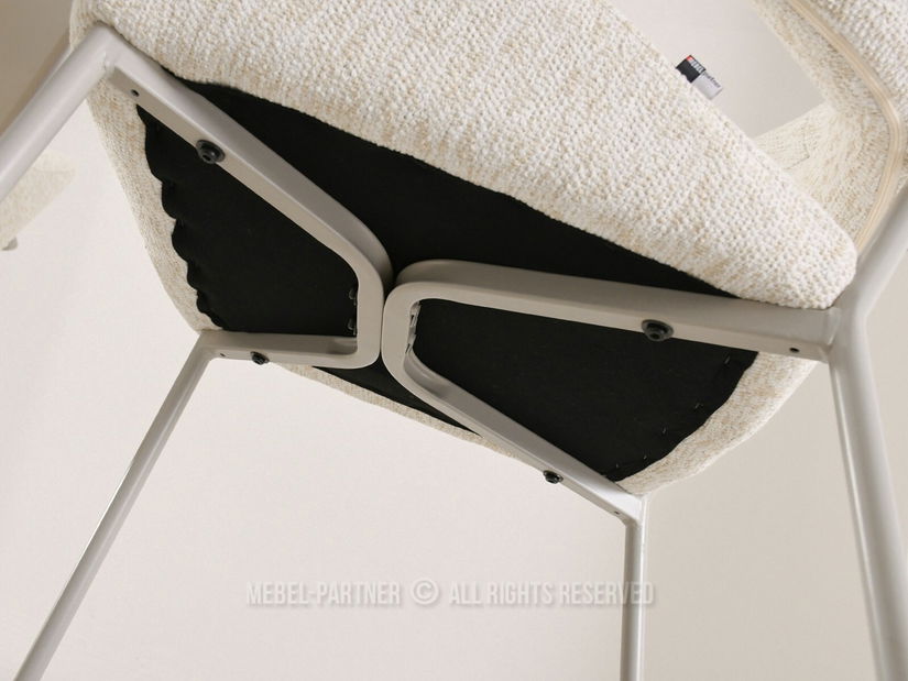 Stolička Estrida K (krémová + sivá)