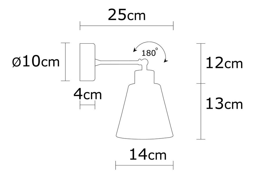 Iluminat de perete Maga 612