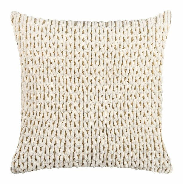 Sada 2 ozdobných vankúšov 45 x 45 cm Oxa (béžová)