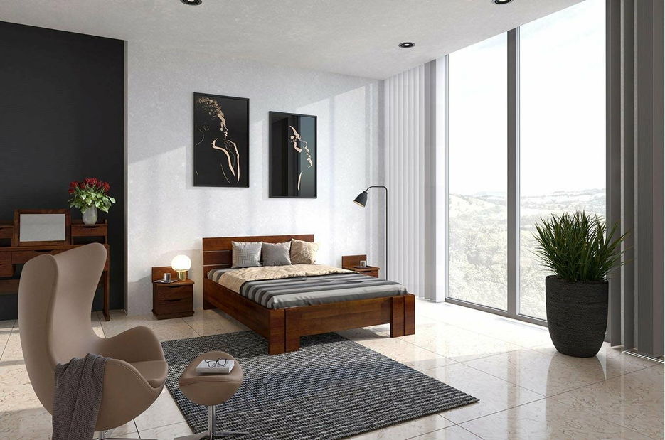 Franciaágy 160 cm Tosen High (fenyő)