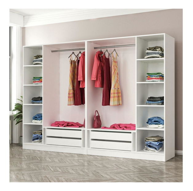 Dulap de haine Kalia 3807 (Alb)