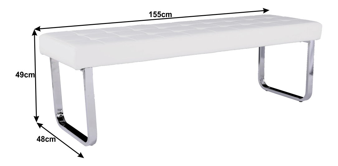 Lavica Briallen (biela)