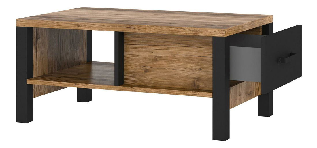 Stolić za kavu- Oralee Typ 99 (smreka + crna mat)