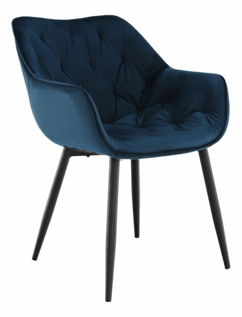 Dizajnové kreslo Feddy (modrá)