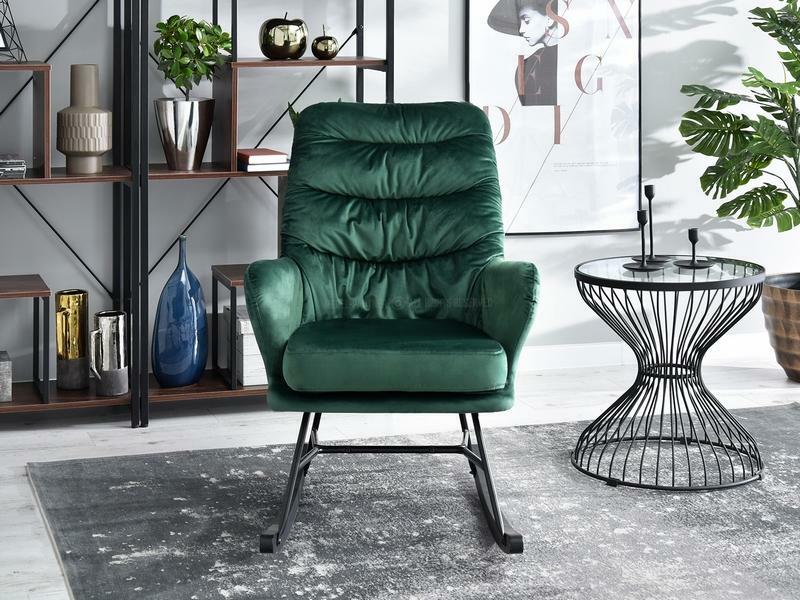 Fotoliu Lusil (verde + negru)